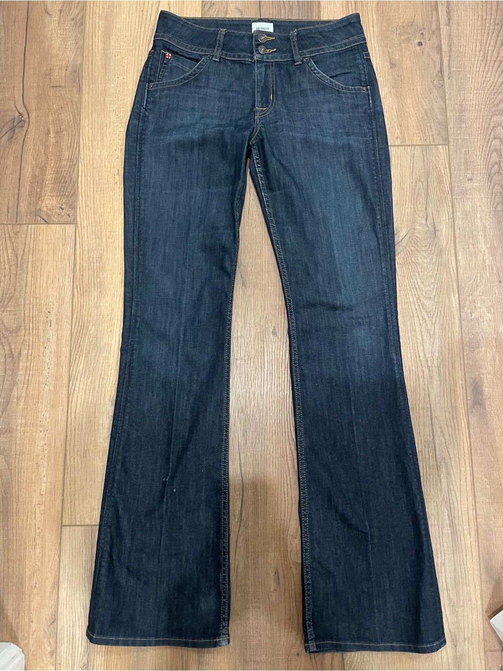 Hudson Signature Dark Wash Bootcut Jeans